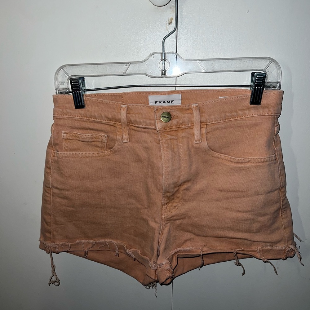 salmon color shorts